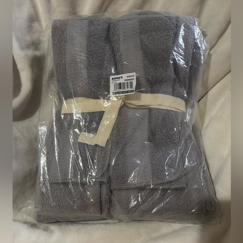 The big one 6 piece towel set